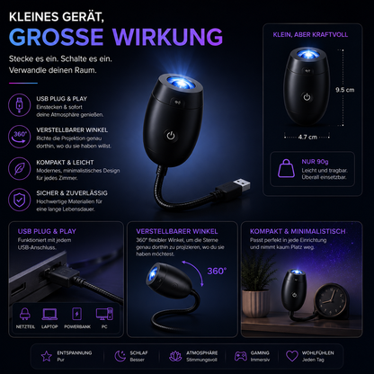 NovaGlow Galaxy Projektor